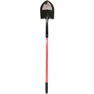 Number 2 Round Point Shovel 48in Fiberglass Handle